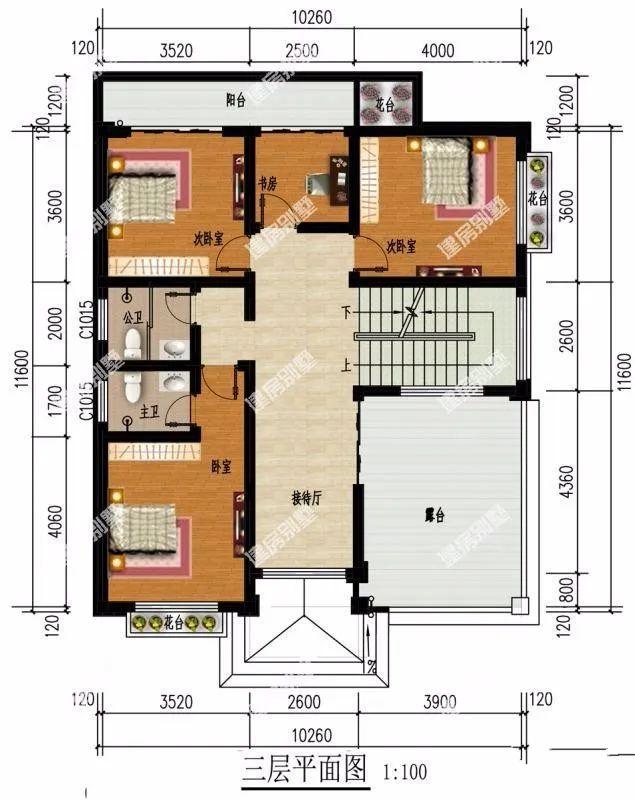 寬度約為10米的自建房屋