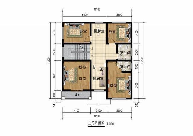 農村15萬(wàn)元二層建筑圖