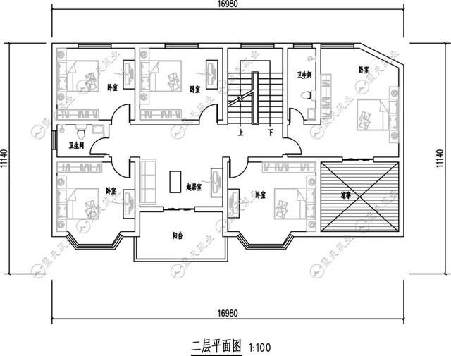 三層歐洲自建別墅設計圖紙