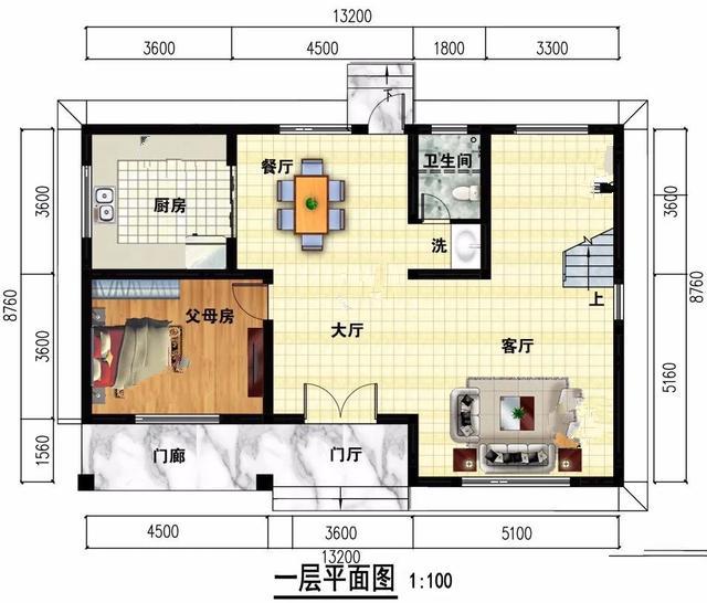 適合鄉村建設的兩層別墅