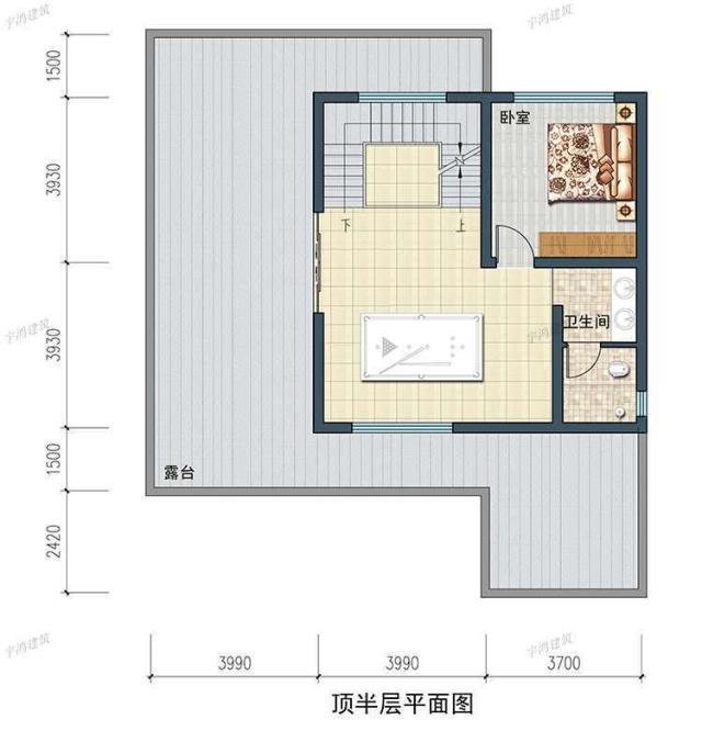 農村建造一棟三層或兩層半的別墅