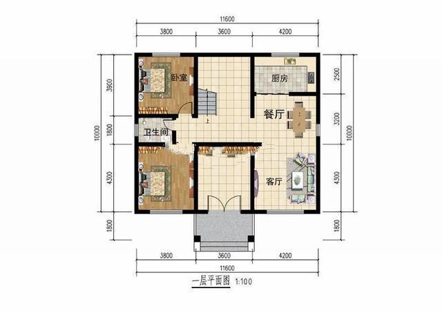 100平方米的房屋設計