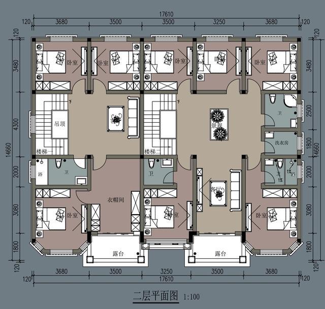 農村自建二層獨棟別墅