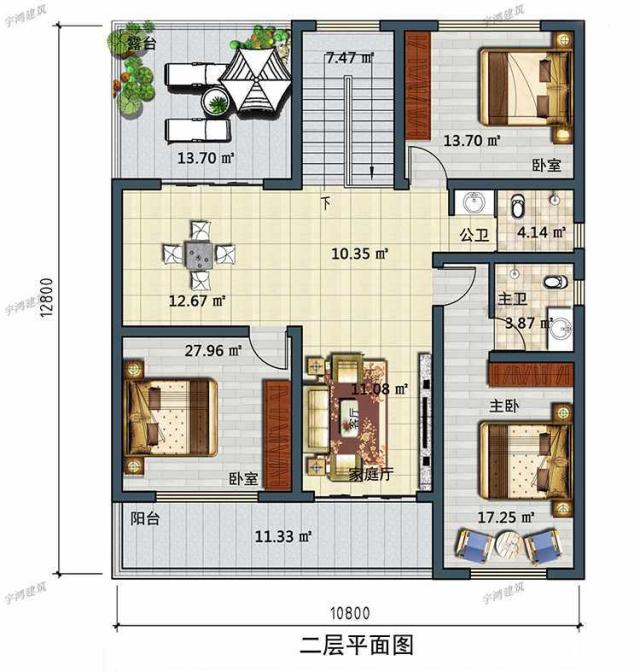 流行的農村自建房屋設計圖紙