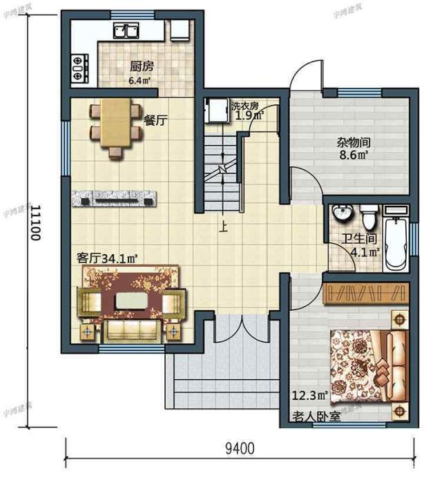 流行的農村自建房屋設計圖紙