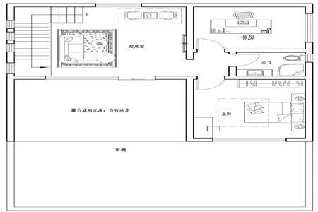 100平方米的小家庭農村自建設計圖