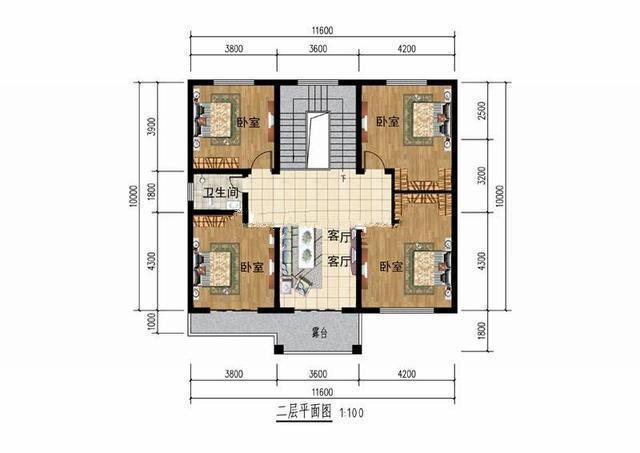 100平方米的房屋設計