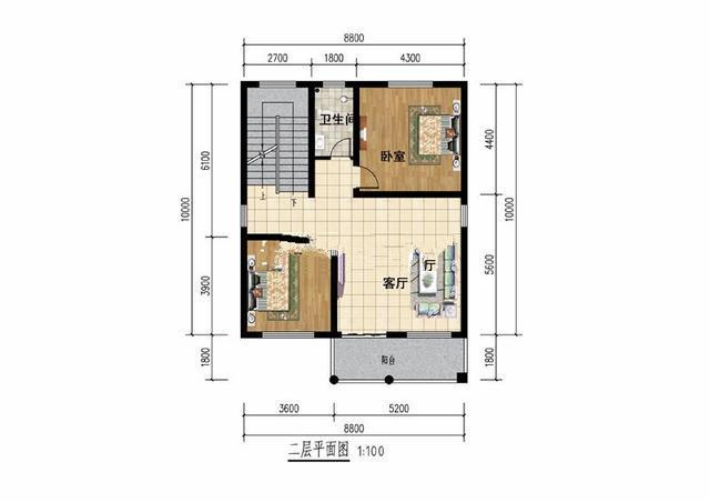 100平方米的房屋設計