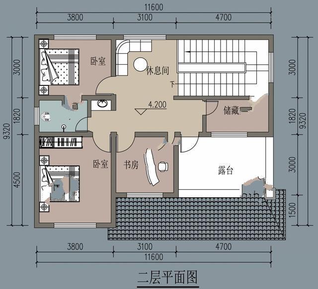 農村自建的兩層別墅