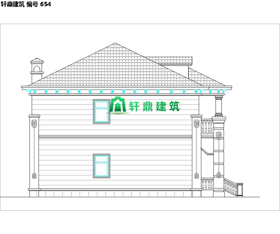 歐式外觀(guān)的鄉村別墅