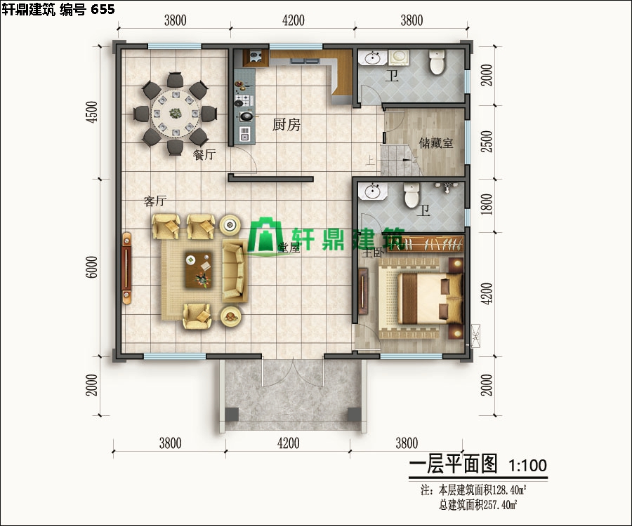 農村自建的兩層別墅