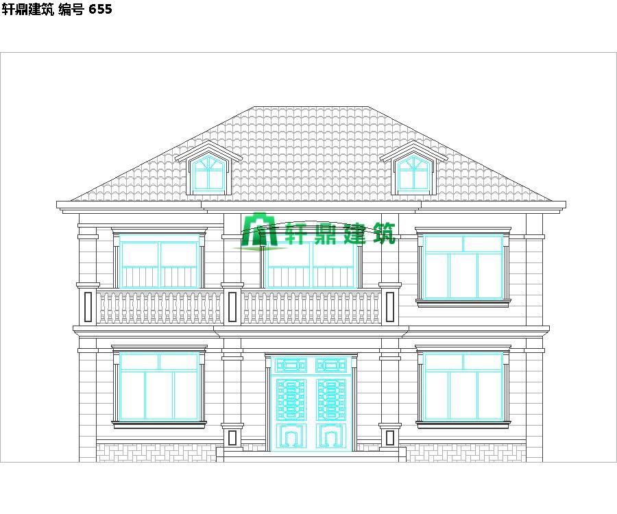 農村自建的兩層別墅