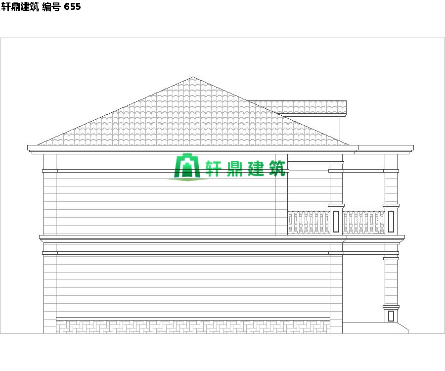 農村自建的兩層別墅