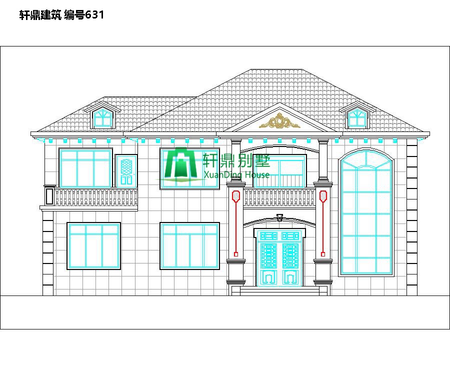 　磚混結構的農村自營(yíng)住宅