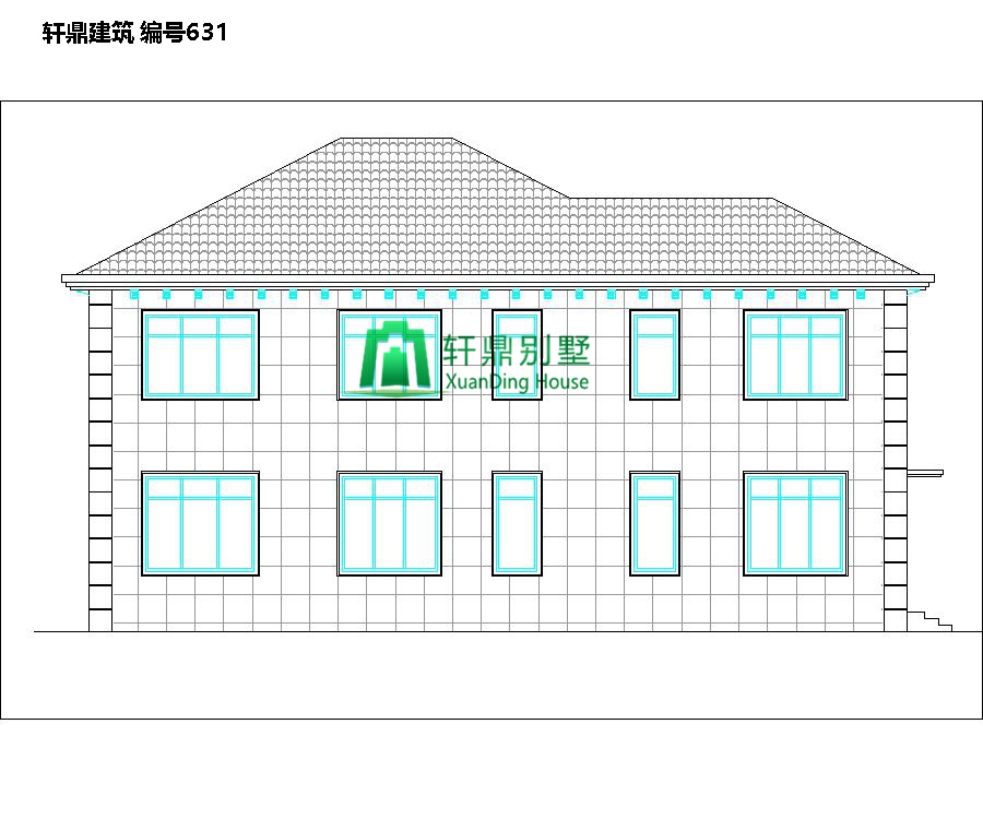 　磚混結構的農村自營(yíng)住宅