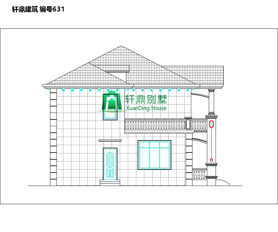 　磚混結構的農村自營(yíng)住宅