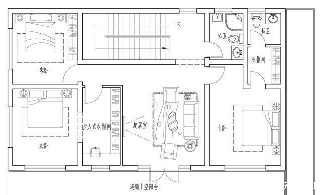 家庭別墅，平面圖鑒賞