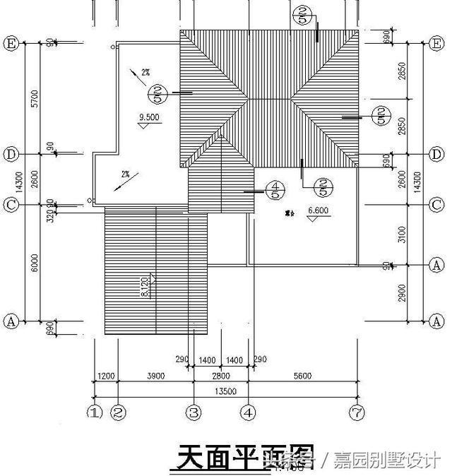 三層別墅設計圖紙，