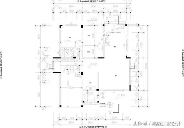 　三層別墅的設計圖