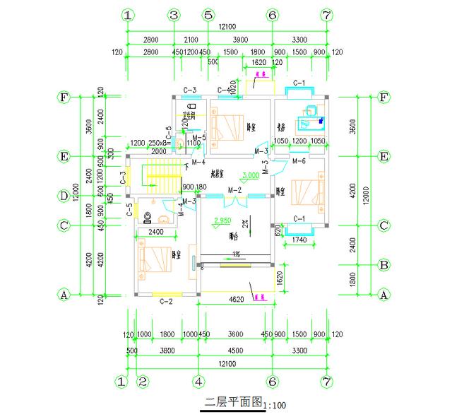 　幾個(gè)南北差異的農村二層大樓圖