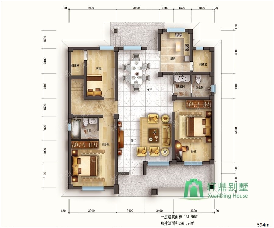 最受歡迎的兩層別墅設計