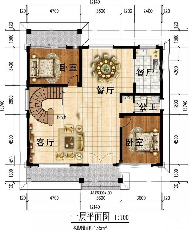 古典農村別墅的設計圖