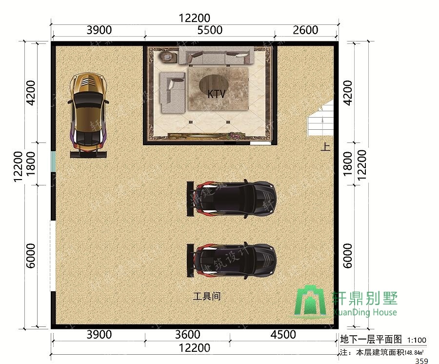 　新中式二層自建房屋設計圖