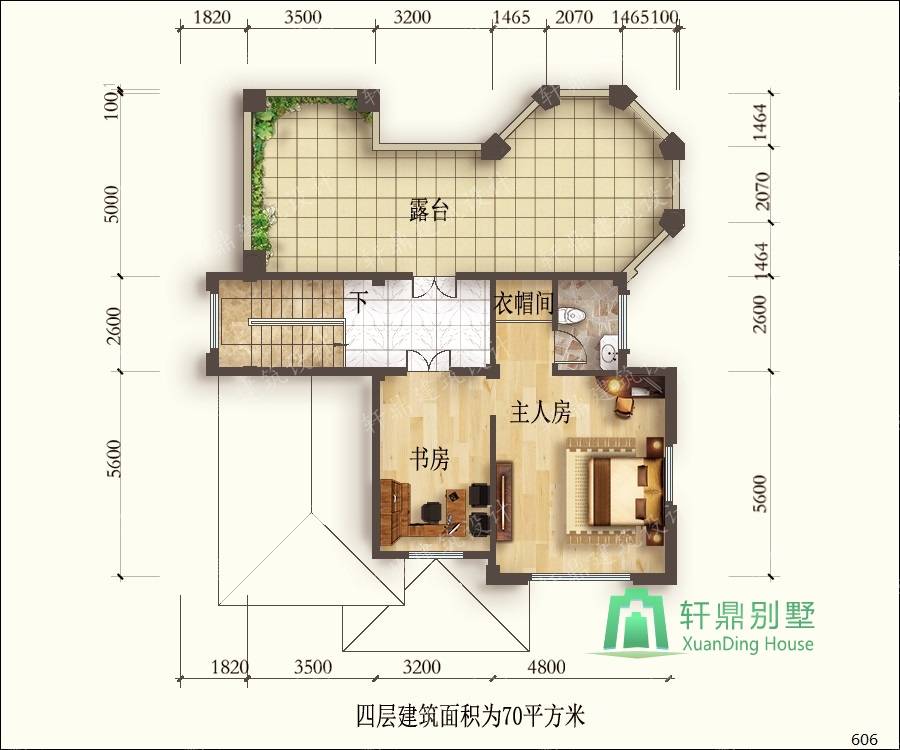 4層別墅的設計圖