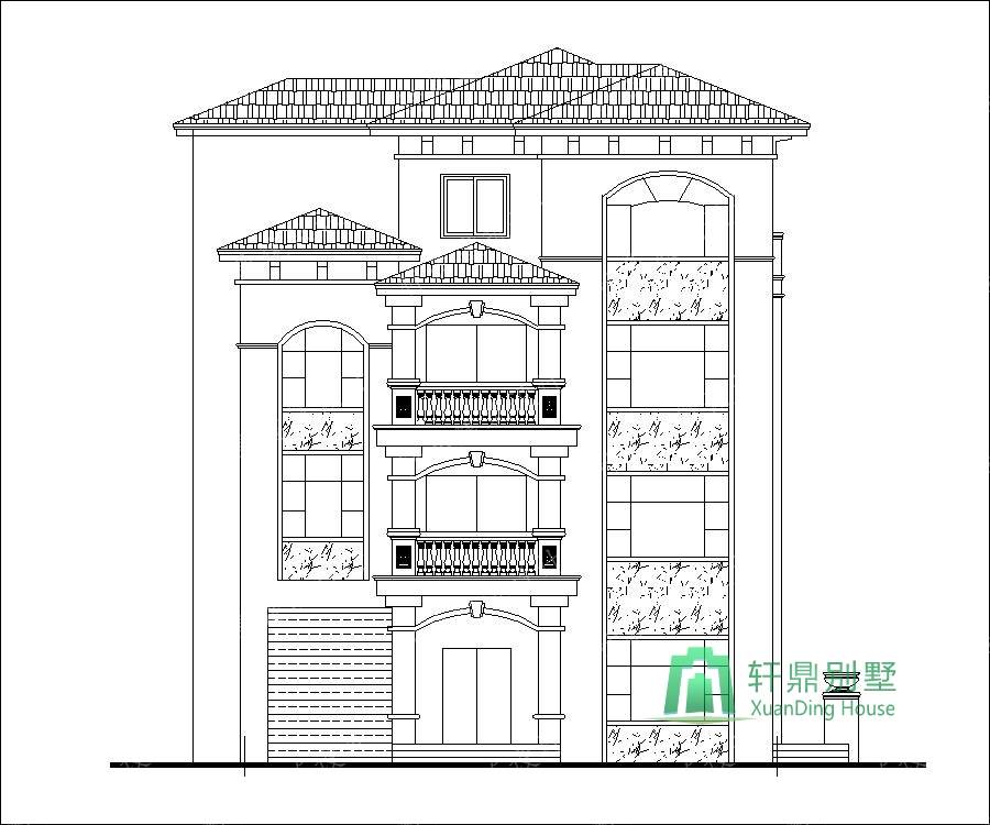 建筑層數：地上4層，建筑總高度（到屋脊高度）：15.732米，建筑面積：461平方米。 結構體系：框架結構，抗震設防烈度七度，屋面為現澆混凝土屋面。 樓層層高：一層層高3.6米，二層層高3.3米，三層層高3.3米。