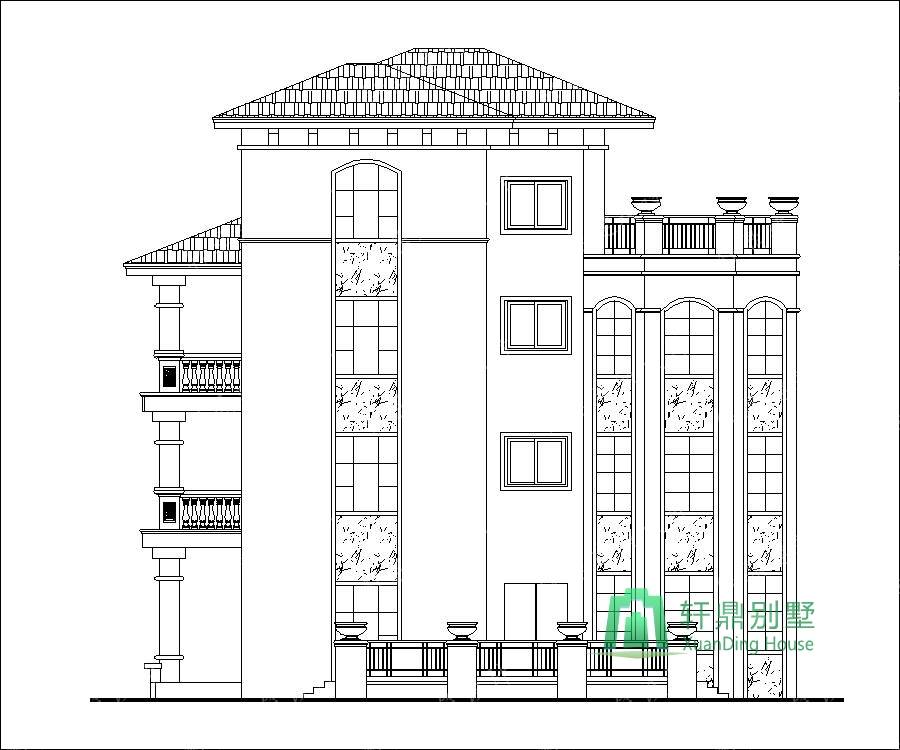 建筑層數：地上4層，建筑總高度（到屋脊高度）：15.732米，建筑面積：461平方米。 結構體系：框架結構，抗震設防烈度七度，屋面為現澆混凝土屋面。 樓層層高：一層層高3.6米，二層層高3.3米，三層層高3.3米。