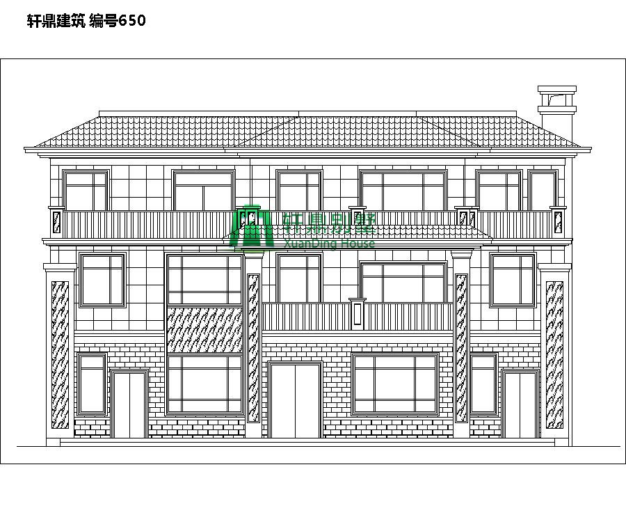 三層自建別墅設計圖