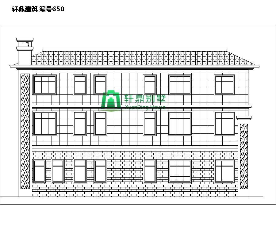 三層自建別墅設計圖