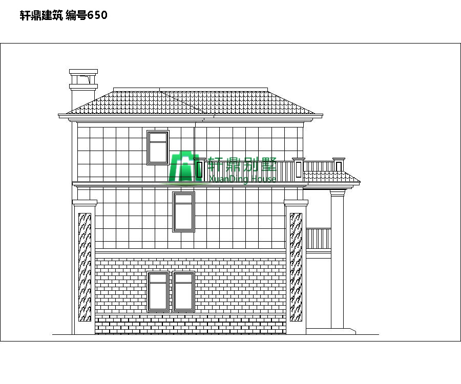 三層自建別墅設計圖