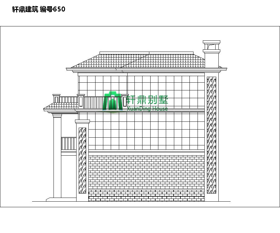 三層自建別墅設計圖