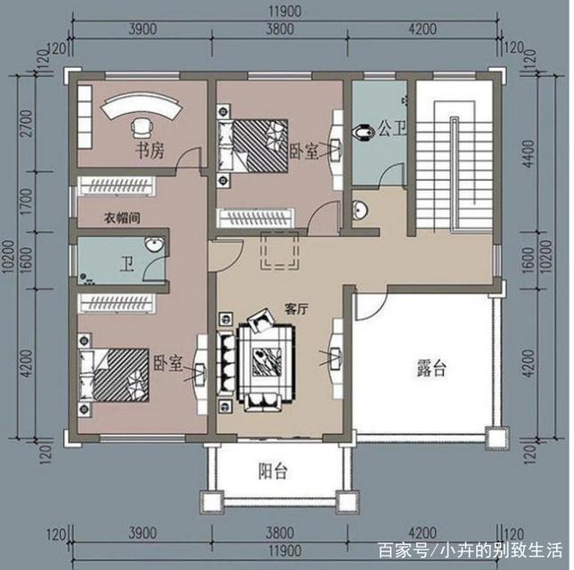 兩層小戶(hù)型農村自建別墅