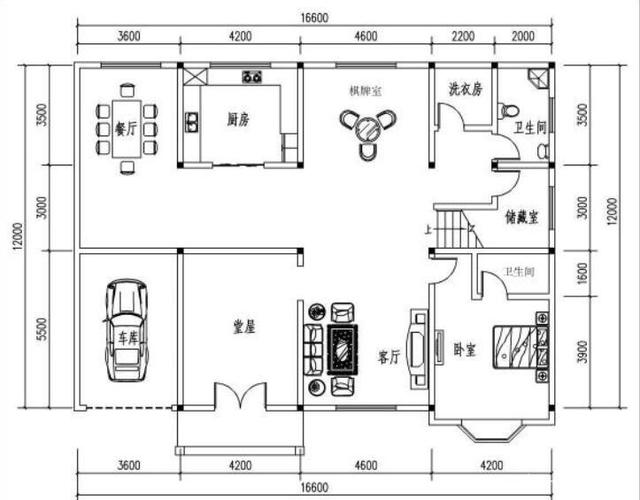 農村兩層平頂別墅