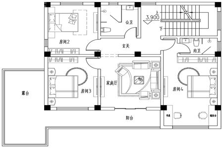 3層別墅設計圖紙