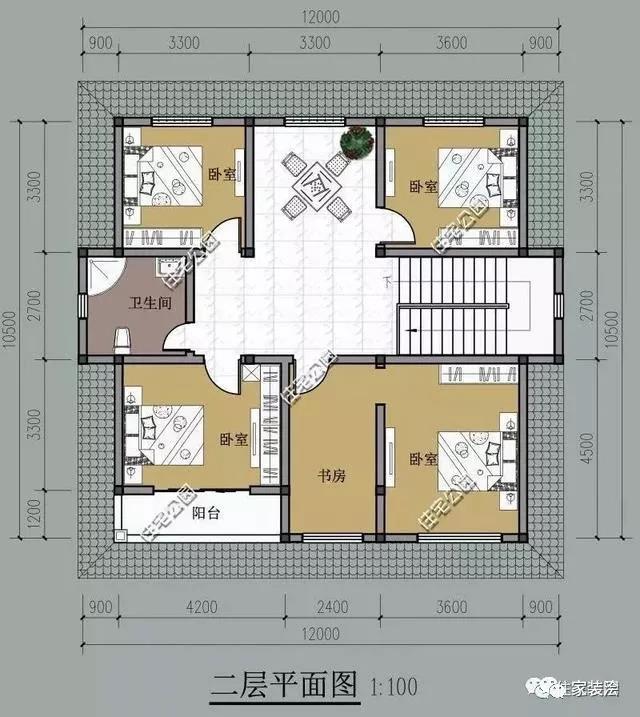 100平自建別墅設計