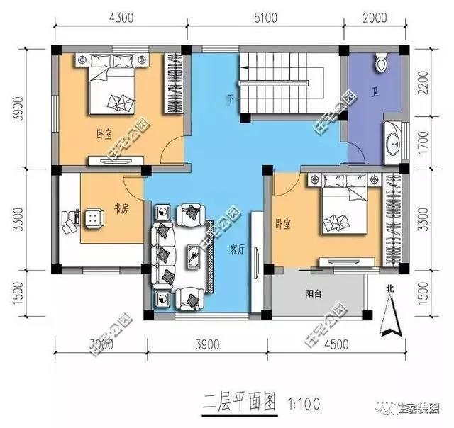 100平自建別墅設計