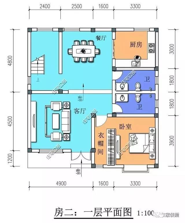 100平自建別墅設計