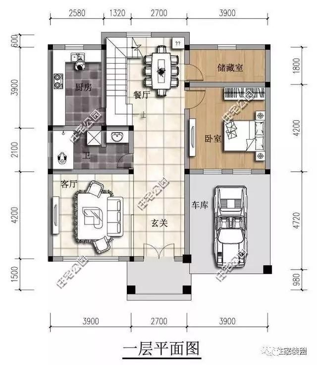 100平自建別墅設計