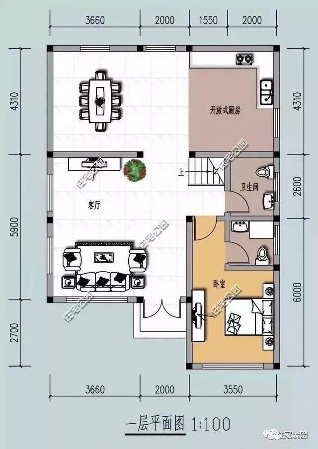 100平自建別墅設計