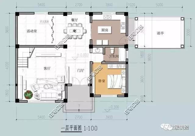 100平自建別墅設計