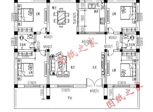 普通房子的設計圖