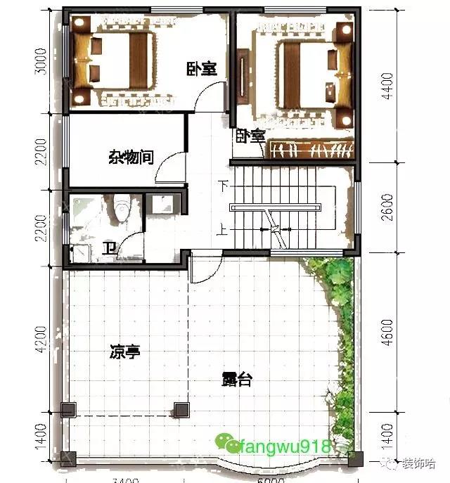 兩層半小戶(hù)型自建房設計圖