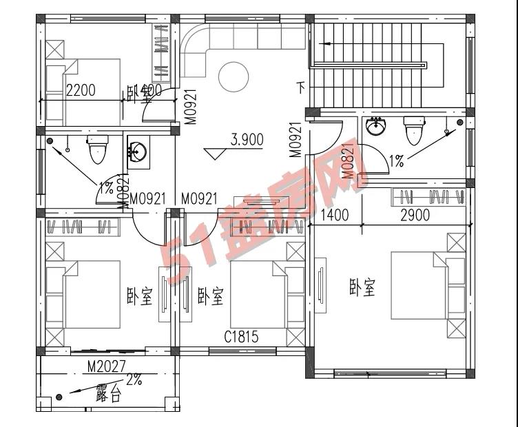 經(jīng)濟農村二樓的小別墅設計圖