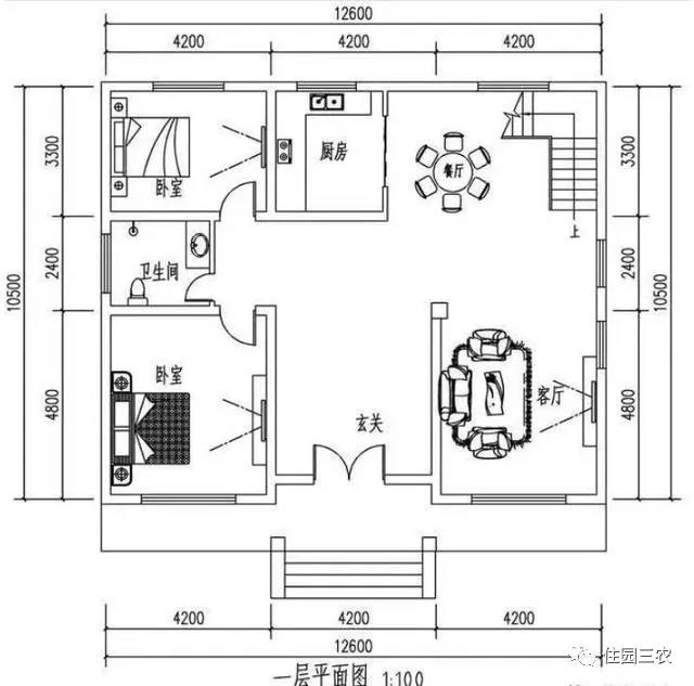 農村兩層的小別墅