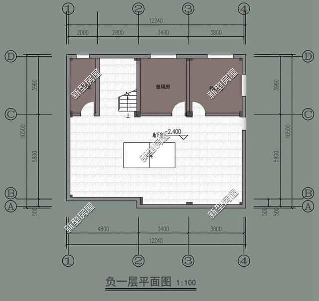 帶陽(yáng)臺的農村建筑設計圖