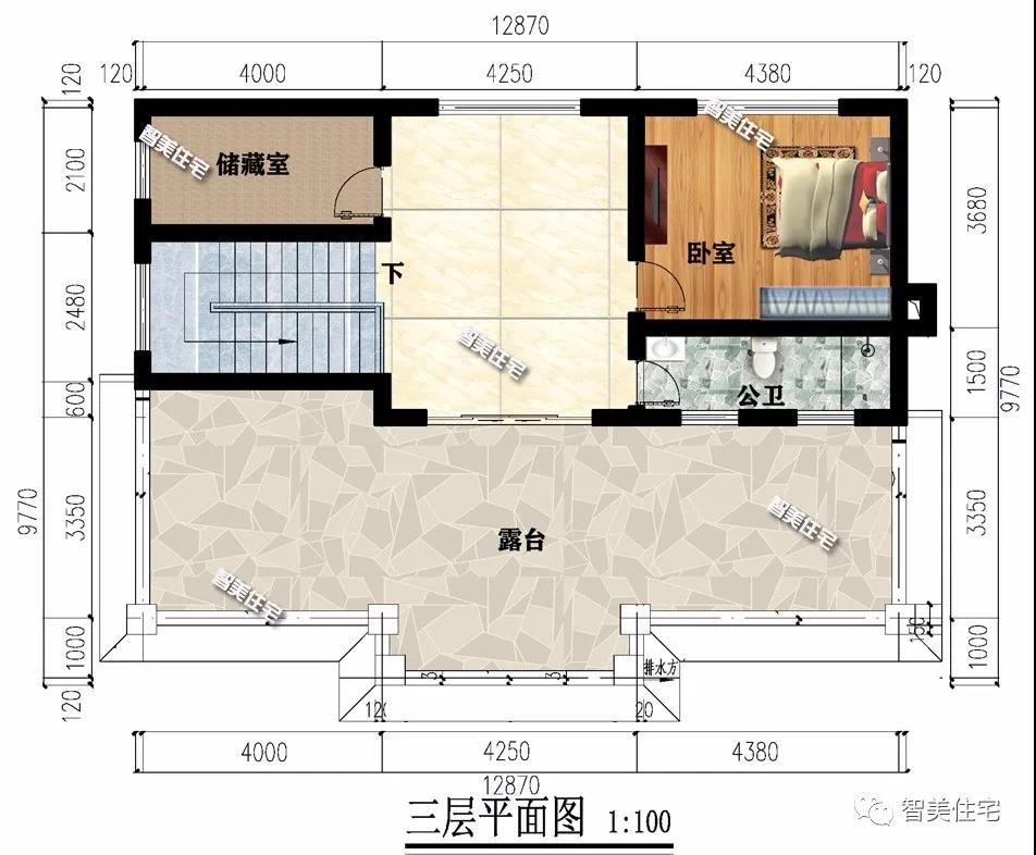 新中國式風(fēng)格設計的農村別墅