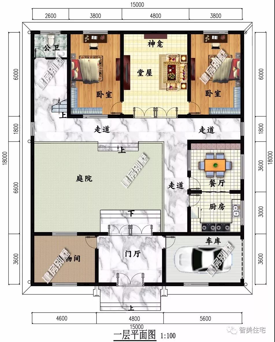 2層的中式風(fēng)格別墅